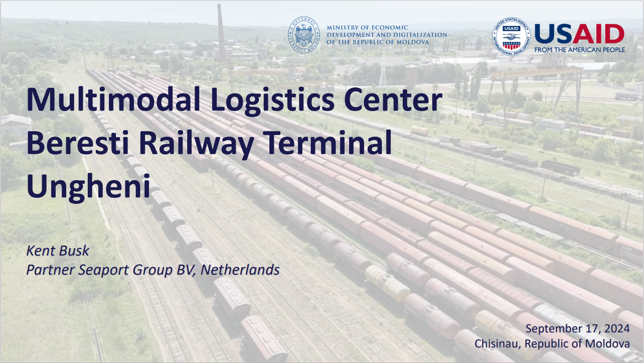 Multimodal Logistics Center  Beresti Railway Terminal Ungheni